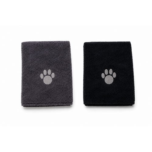 YES4PETS 2 x Pet Dog Cat Microfiber Towel Bath Beach Drying Dry Towels Blanket