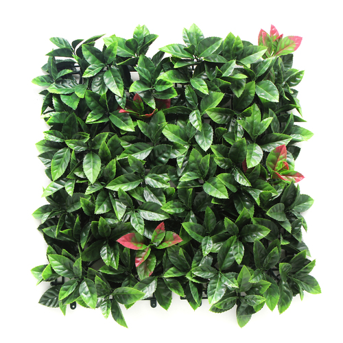 YES4HOMES 4 x Garden Vertical Wall Hanging Artificial Plants Interlocking Tile Hedge Green UV 50x50cm