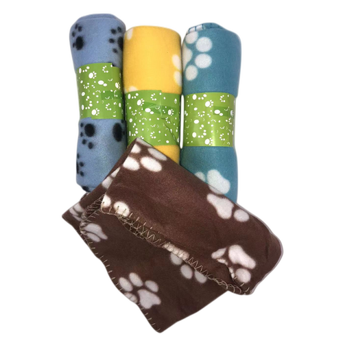 YES4PETS 4 X Pet Blanket Dog Cat Rug Puppy Kitten Washable Soft Warmth Fleece 100 X 70 CM