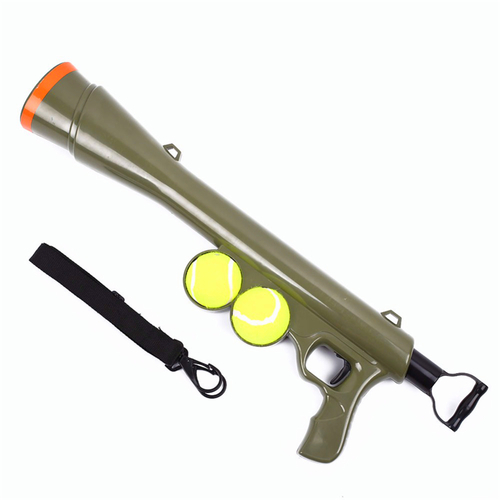 YES4PETS Pet Dog Tennis Ball Launcher Thrower Gun Large Automatic Pet Throw Balls