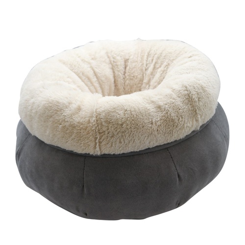 YES4PETS Small Super Soft Cat Dog Snuggler Cave Bed Nest
