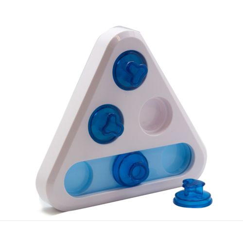 YES4PETS Dog Interactive Toy Triangle Pet Puppy Smart Training Treat Hiding Game Toy