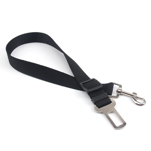 YES4PETS Adjustable Nylon Dog Pet Car Safety Seat Belt Harness Restraint Lead Leash Black
