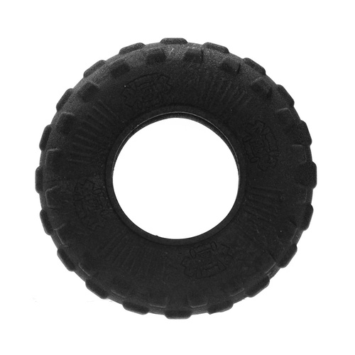 YES4PETS 2 x Medium Dog Puppy Terrain Rubber Tyre Toy Dental Hygiene Chew Play Toy