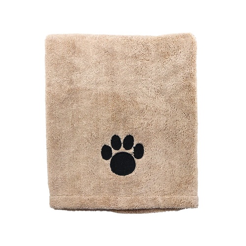 2 x Pet Dog Cat Microfiber Towel Bath Beach Drying Dry Towels Blanket
