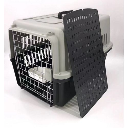 YES4PETS Large Dog Cat Crate Pet Carrier Rabbit Airline Cage With Tray And Bowl