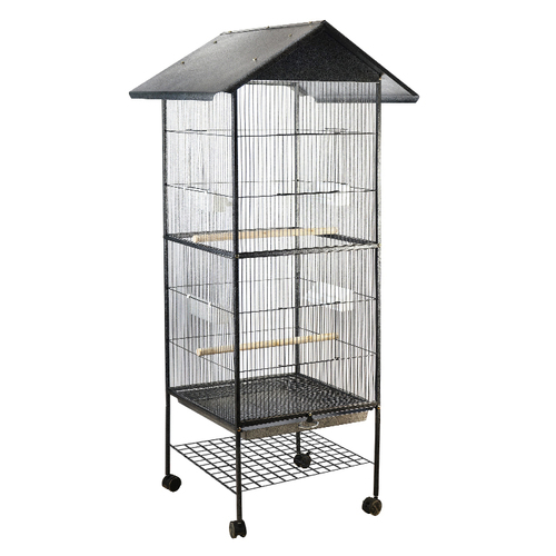 YES4PETS 160 cm Large Bird Cage Parrot Aviary Pet Stand-alone Budgie Cage