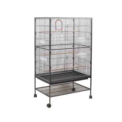 YES4PETS 135cm Large Bird Cage Parrot Budgie Aviary With Stand