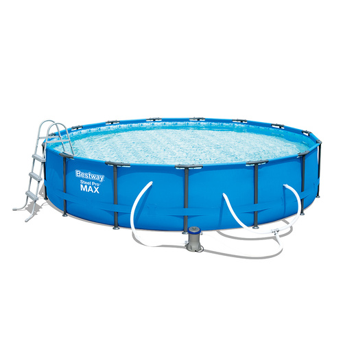 Bestway Above Ground Swimming Pool Steel Pro Frame Filter Pump 15ft