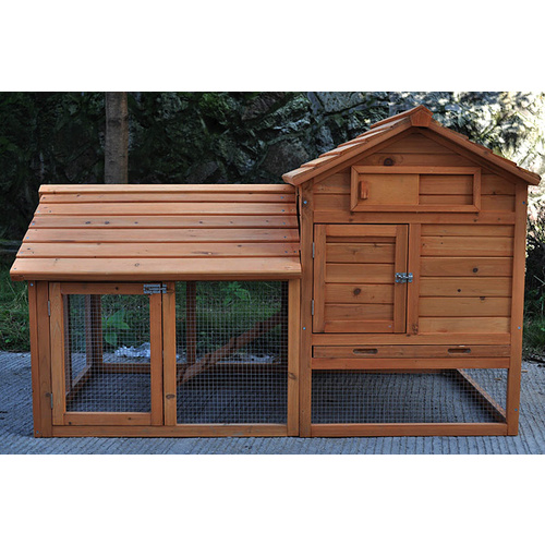 YES4PETS Rabbit Hutch, Guinea Pig Cage Ferret House or Chicken Coop