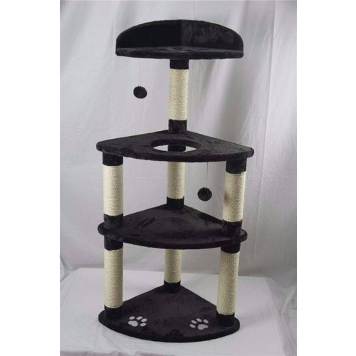 YES4PETS 110 cm Cat Scratching Post Tree Cat Scratcher Pole Furniture