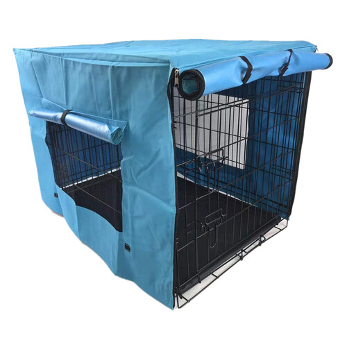 36' Portable Foldable Dog Cat Rabbit Collapsible Crate Pet Cage with Cover