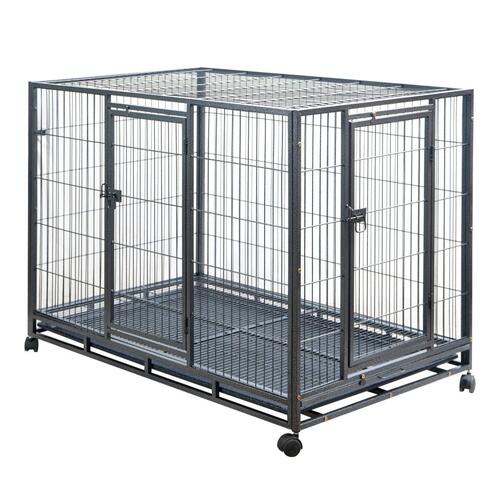 XL Pet Dog Cat Cage Metal Crate Kennel Portable Puppy Cat Rabbit House
