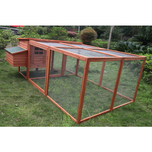 YES4PETS XL Chicken Coop Rabbit Hutch Ferret  Cat Kitten Cage Hen Chook House With Run