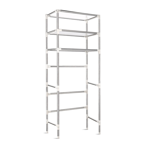 3 Tier Laundry Storage Rack - Silver