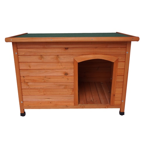 YES4PETS Medium Timber Pet Dog Wooden Cabin Kennel House