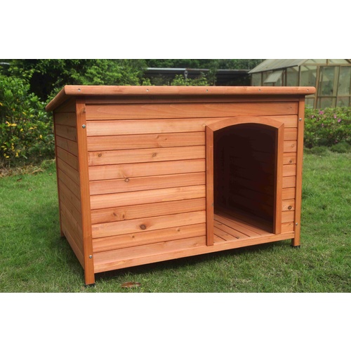 YES4PETS Large Timber Pet Dog Puppy Wooden Cabin  Kennel Timber House
