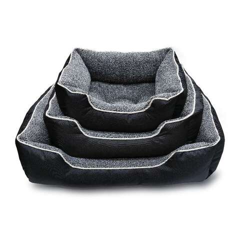 YES4PETS Medium Washable Soft Pet Dog Puppy Cat Bed Cushion Mattress-Black