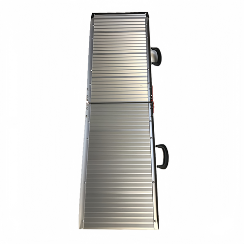 YES4PETS 183 cm Portable Foldable Aluminium Folding Pet Dog Car Van Climb Non Slip Surface Ramp