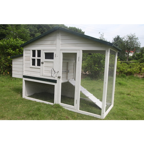 YES4PETS Large Chicken Coop Rabbit Hutch Ferret  Cat Kitten Cage Hen Chook Cat Kitten House