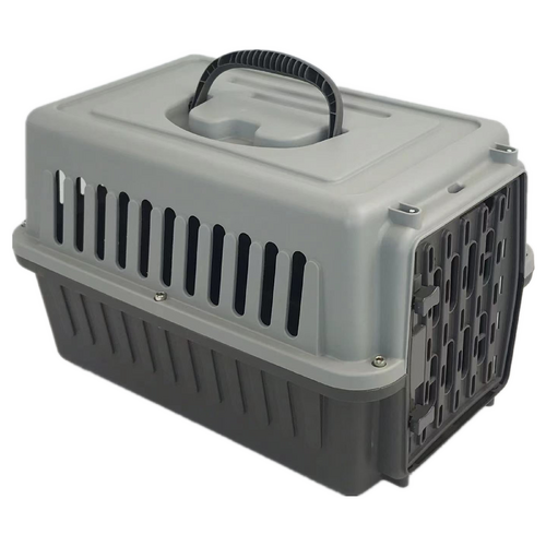 YES4PETS Small Dog Cat Rabbit Crate Pet Guinea Pig Carrier Kitten Rabbit Cage-Grey