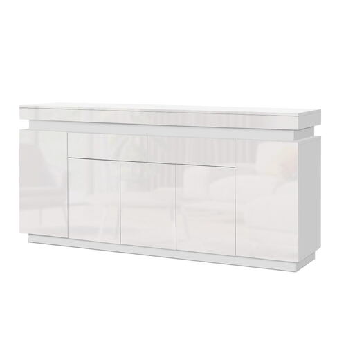 Artiss 180cm LED Buffet Sideboard Cabinet High Gloss Storage Cupboard Drawers