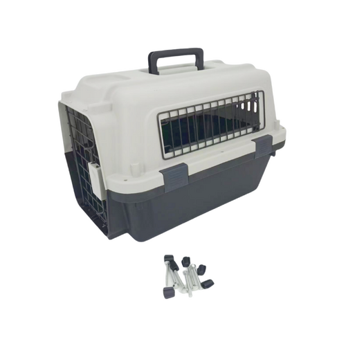 YES4PETS Medium Portable Pet Dog Cat Carrier Travel Bag Cage House Safety Lockable Kennel