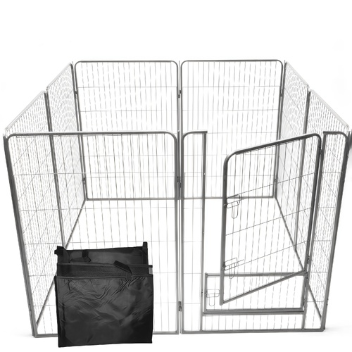 YES4PETS 150 cm Heavy Duty Pet Dog Cat Rabbit Exercise Playpen Puppy Rabbit Fence With Cover