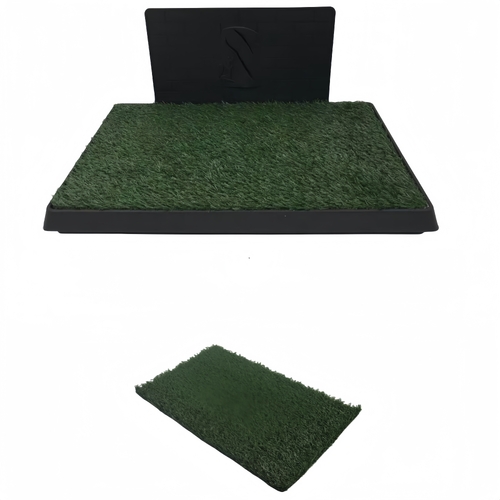 YES4PETS XL Indoor Dog Puppy Toilet Grass Potty Training Mat Loo Pad pad with 2 grass