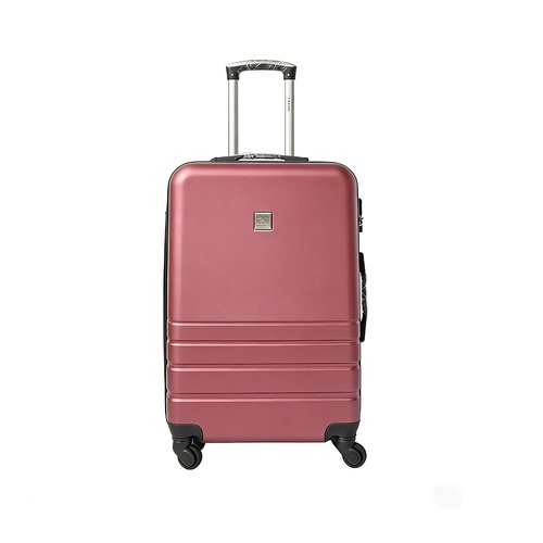 ABS Luggage Suitcase 3 Code Lock Travel Carry  Bag Trolley Maroon 70