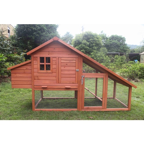 YES4PETS X-Large Chicken Coop Rabbit Hutch Ferret Cage Hen Chook House