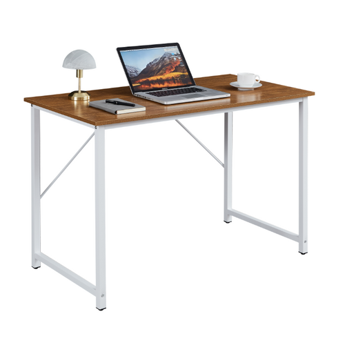Computer Desk, Sturdy Home Office Laptop Desk Modern Writing Table, Multipurpose Workstation