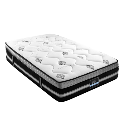Giselle 35cm King Single Size Mattress Bed 7 Zone Pocket Spring Cool Gel Foam Medium Firm
