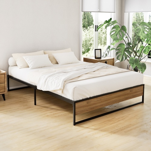 Artiss Bed Frame Metal Frame Bed Base OSLO - Double