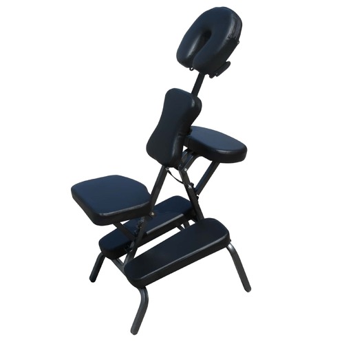 Aluminium Portable Beauty Massage Foldable Chair Table BLACK