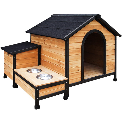 Extra Large Wooden Pet Kennel with Storage