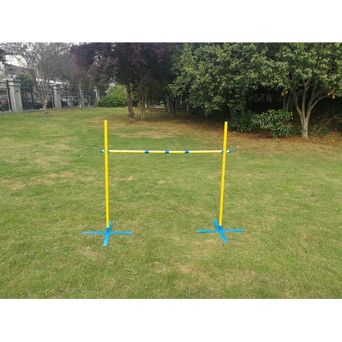 YES4PETS Portable Dog Puppy Training Practice Jump Bar Poles Agility Post