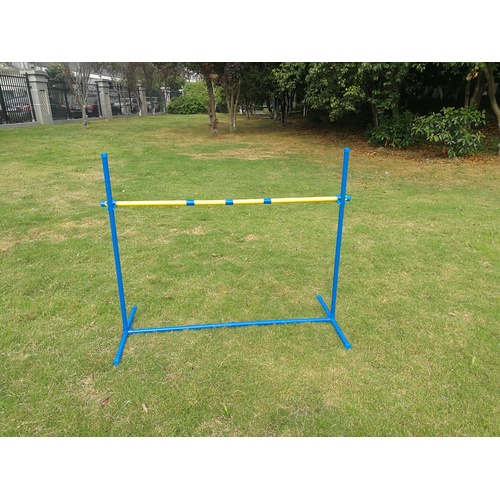 YES4PETS 4 x Portable Dog Puppy Training Practice Jump Bar  Poles Agility Post