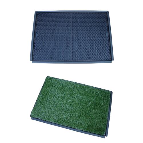 YES4PETS Indoor Dog Puppy Toilet Grass Potty Training Mat Loo Pad