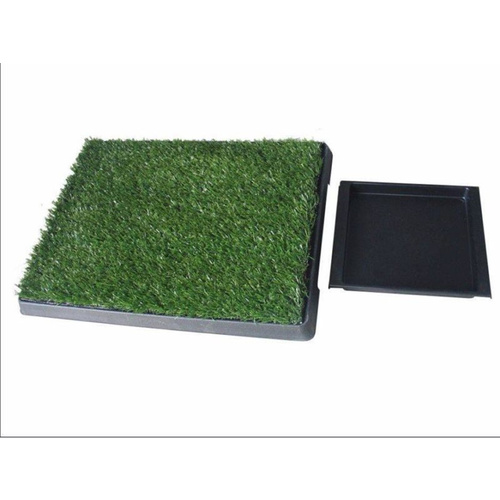 Indoor Dog Puppy Toilet Grass Potty Training Mat Loo Pad pad with 1 grass
