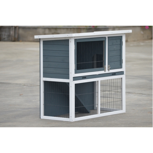 YES4PETS L Double Storey Rabbit Hutch Guinea Pig Cage , Ferret cage W Pull Out Tray