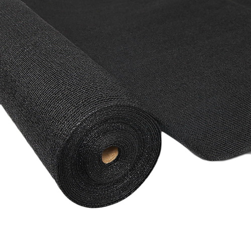 Instahut 50% UV Sun Shade Cloth Shadecloth Sail Roll Mesh Garden Outdoor 3.66x20m Black