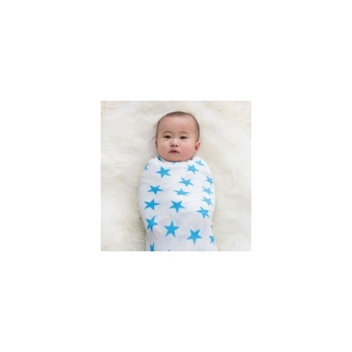  Fluro Blue 2-pk Swaddle by Aden and Anais