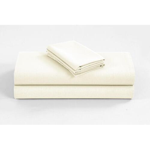 Elan Linen 1200TC Organic Cotton Double Sheet Sets Cream