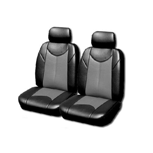 Leather Look Car Seat Covers For Mazda Bt-50 Single Cab - 2011-2020 | Grey