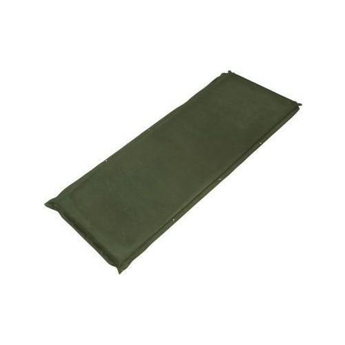 Trailblazer Self-Inflatable Suede Air Mattress Large - OLIVE GREEN