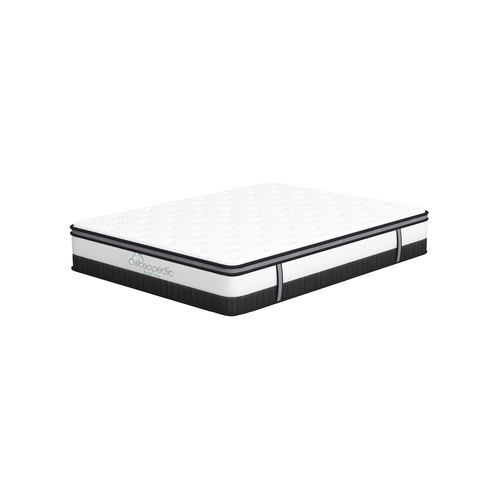 Osteopedic Euro Top Mattress Pocket Spring Medium Firm Hybrid Design Bed 30CM - Single - White