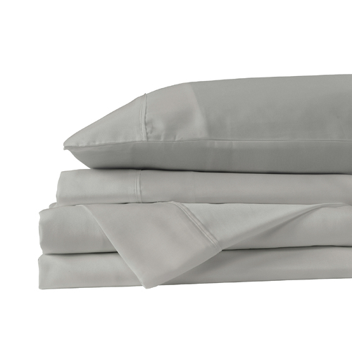 Royal Comfort 600 Thread Count Cooling Ultra Soft Tencel Eucalyptus Sheet Set - King - Grey