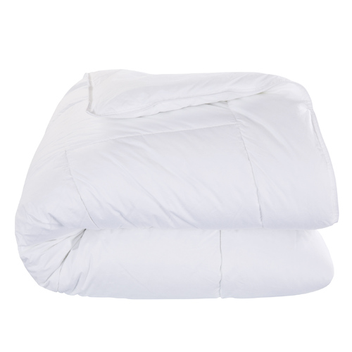 Royal Comfort 800GSM Quilt Down Alternative  Duvet Cotton Cover Hotel Grade - Super King - White