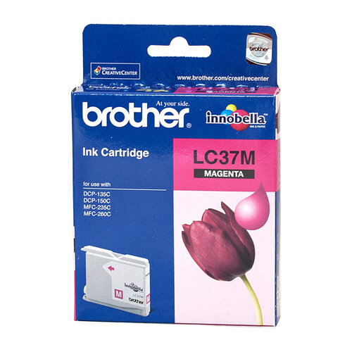 Brother LC-37M Magenta Ink Cartridge - to suit DCP-135C/150C, MFC-260C/ 260C SE- up to 300 pages
